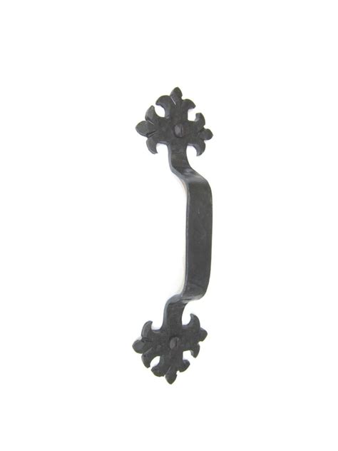 hammered wrought iron cabinet pulls